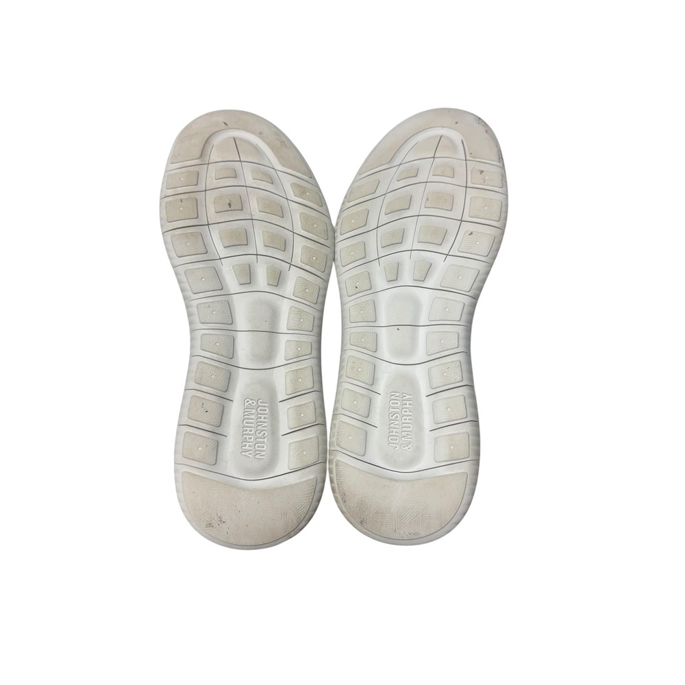 Johnston and Murphy Amherst Knit U-Throat Shoe Taupe Sz 8.5 Excellent Condition - Picture 7 of 8